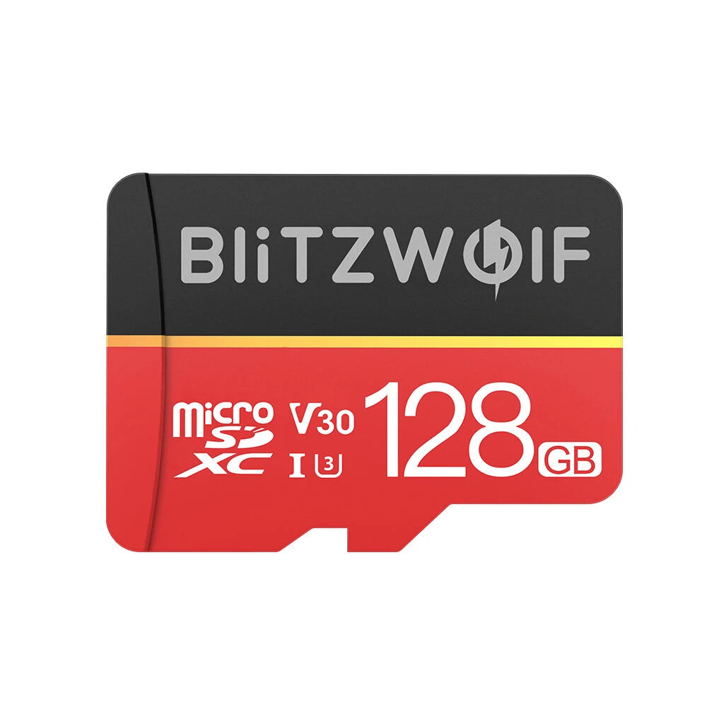 BlitzWolf® BW-TF1 Class 10 UHS-1 32GB UHS-3 V30 64GB 128GB Micro SD TF Memory Card with Adapter - 32GB
