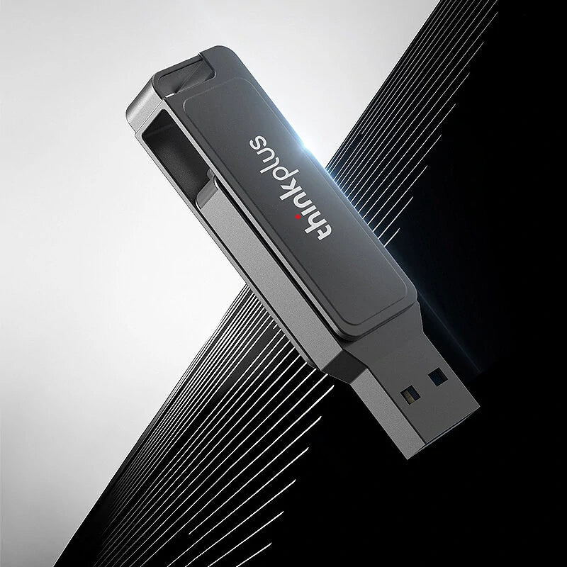 Lenovo Thinkplus MU233 USB3.2 Flash Drive High Speed Dual-interface Pendrive 32GB 64GB 128GB 256GB 512GB Mini Portable Memory U Disk - 32GB
