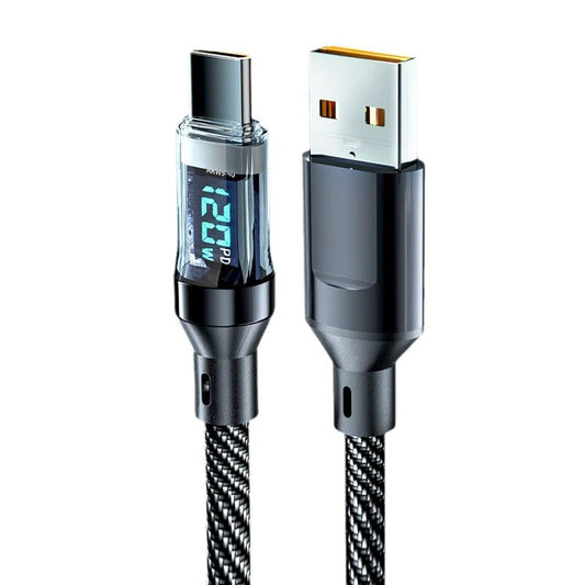 ESSAGER 7A USB-A to Type-C Cable QC VOOC IQOO SCP AFC