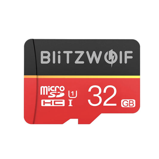 BlitzWolf® BW-TF1 Class 10 UHS-1 32GB UHS-3 V30 64GB 128GB Micro SD TF Memory Card with Adapter - 32GB