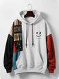 ChArmkpR Mens Ethnic Smile Print Color Block