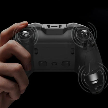 Flydigi Vader 4 Pro Tri-mode Game Controller RGB Wireless Gamepad with 40-100gf Adjustable Joystick Force-switching Vibration Trigger for PC Switch Android IOS Support 1000Hz Polling Rate - Single Black Handle
