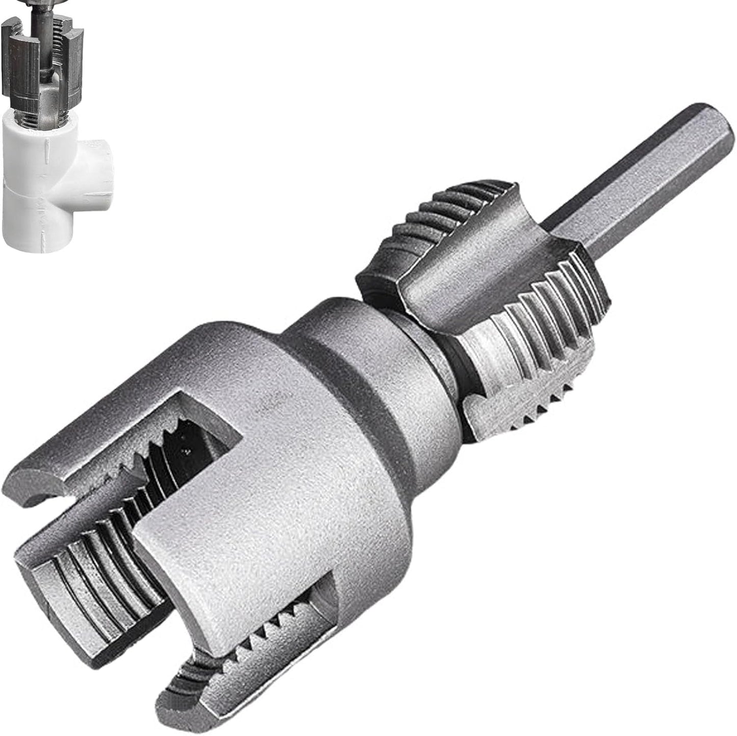 INTERNAL & EXTERNAL THREADING TOOL FOR WATER PIPES