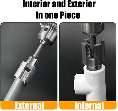 INTERNAL & EXTERNAL THREADING TOOL FOR WATER PIPES
