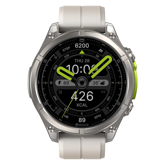 [World Premiere]Zeblaze Vibe 8 1.43-inch AMOLED 818H SapphireLens Built-in LED Flashlight 60 Days Battery Life 5ATM&IP69K Waterproof bluetooth Call Heart Rate Blood Pressure Blood Oxygen Monitor Sleep Monitoring Multi-sport Modes Smart Watch - Black