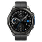 [World Premiere]Zeblaze Vibe 8 1.43-inch AMOLED 818H SapphireLens Built-in LED Flashlight 60 Days Battery Life 5ATM&IP69K Waterproof bluetooth Call Heart Rate Blood Pressure Blood Oxygen Monitor Sleep Monitoring Multi-sport Modes Smart Watch - Black