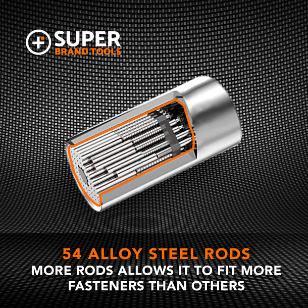 Universal Socket Tool, Super Socket Unscrew Any Bolt, Adjustable Socket Drill