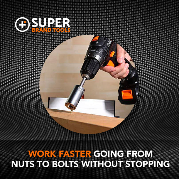 Universal Socket Tool, Super Socket Unscrew Any Bolt, Adjustable Socket Drill